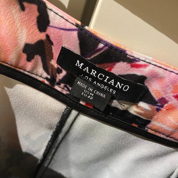 Beautiful Satin Marciano Blazer and Pant Set - Picture 3 of 9